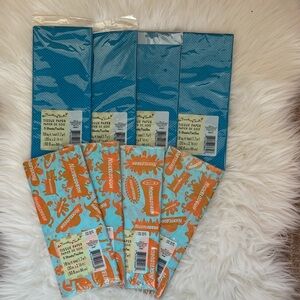Lot of 4 Vintage 90’s Nickelodeon Logo Tissue and‎ 4 Vintage Polka Dot Tissue